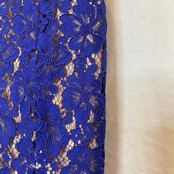 LuLus Blue Lace She’s a Knockout Bodycon Mini Dress - Picture 6 of 14